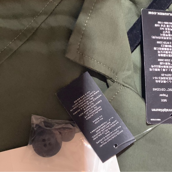 NWT Ralph Lauren Short Belted Trench - Picture 7 of 14